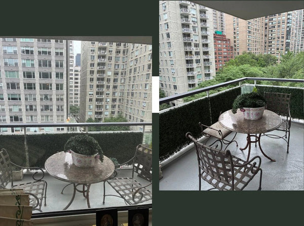 How to Transform Your Balcony With Artificial Boxwood (And Keep It Looking Good)
