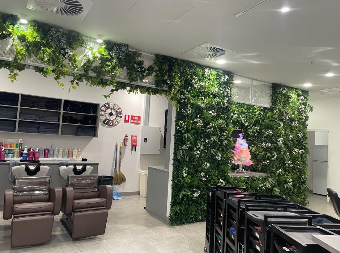 How to Display Artificial Hanging Plants?