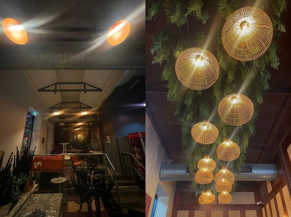 How We Turned a Bare Industrial Ceiling Into a Canopy