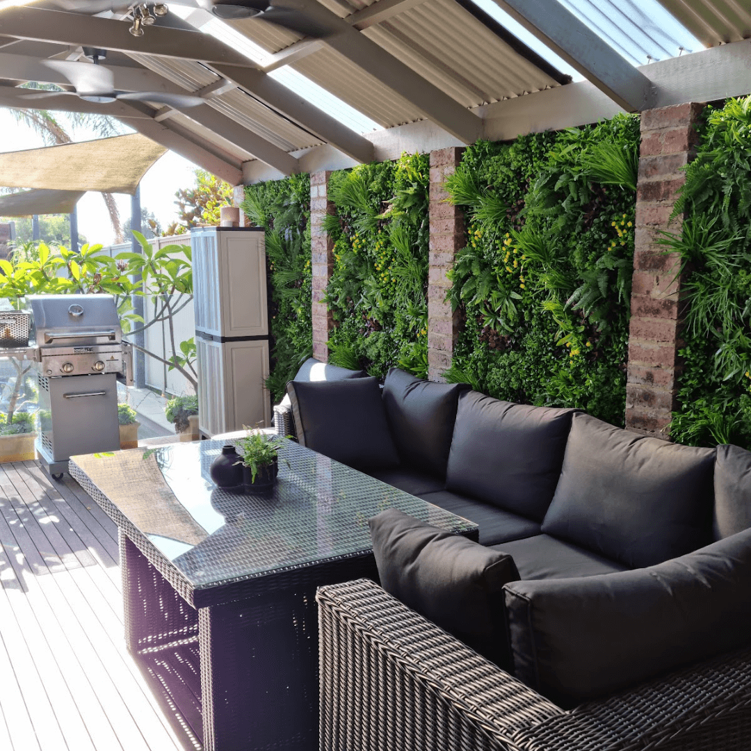 Sample Panel – Country Fern Vertical Garden (Small Sample)