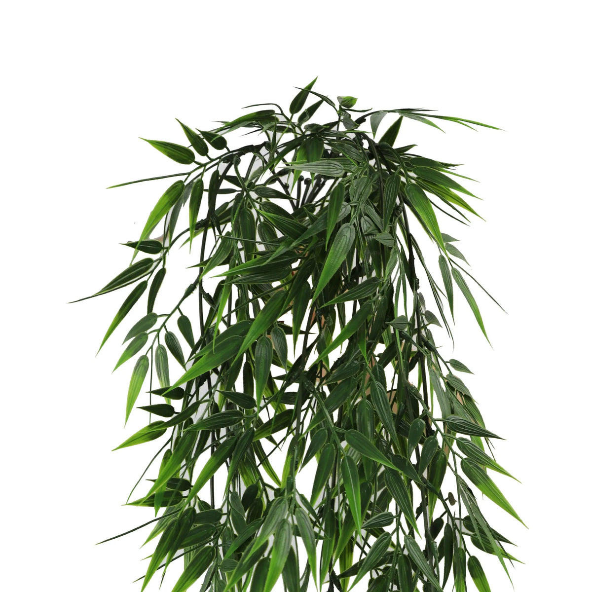 Bamboo Leaf Garland Artificial Hanging Bush 6.7×30in – NFPA701 Fire Rated – UV Resistant, Fire Resistant Artificial Hanging…