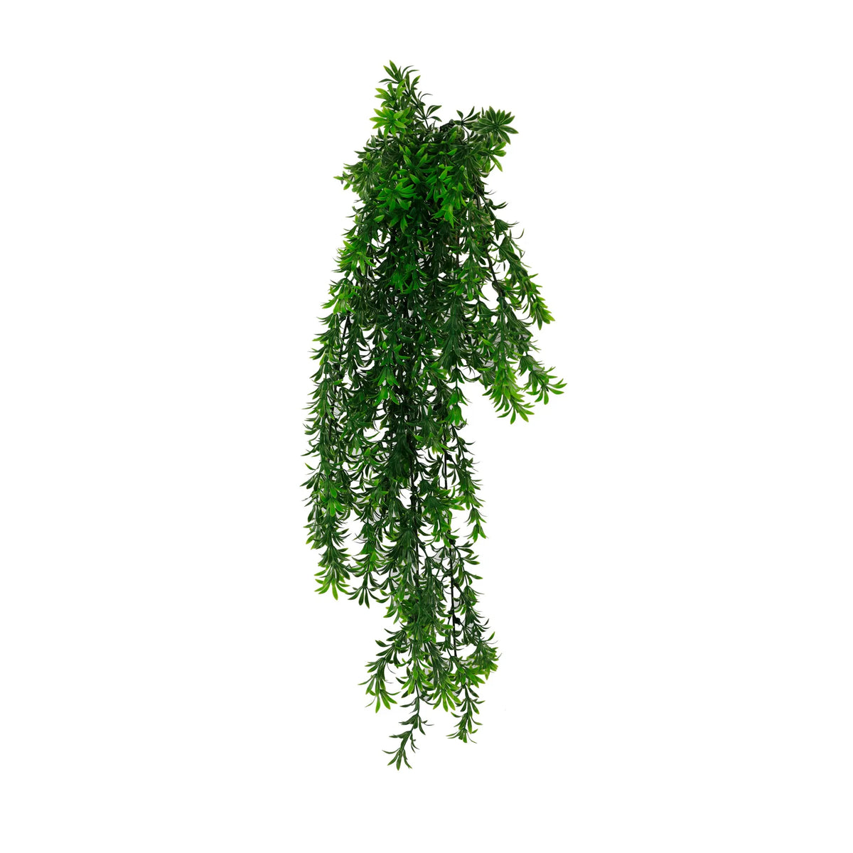 Willow Leaf Garland Artificial Hanging Bush 7.1×30in – NFPA701 Fire Rated – UV Resistant by Designer Plants USA