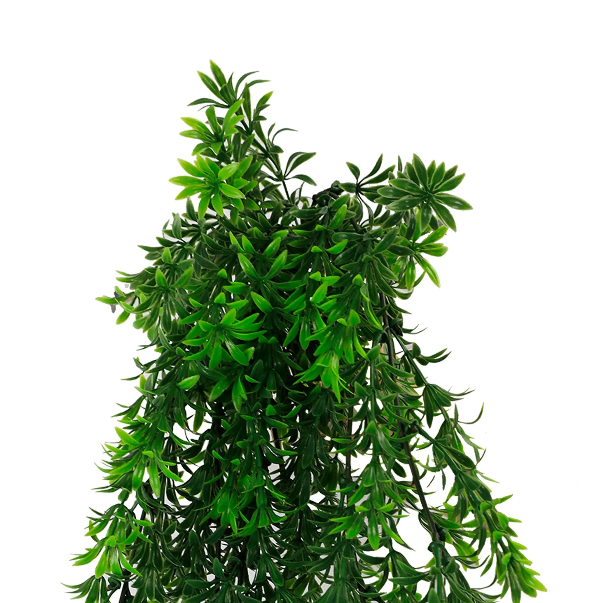 Willow Leaf Garland Artificial Hanging Bush 7.1×30in – NFPA701 Fire Rated – UV Resistant