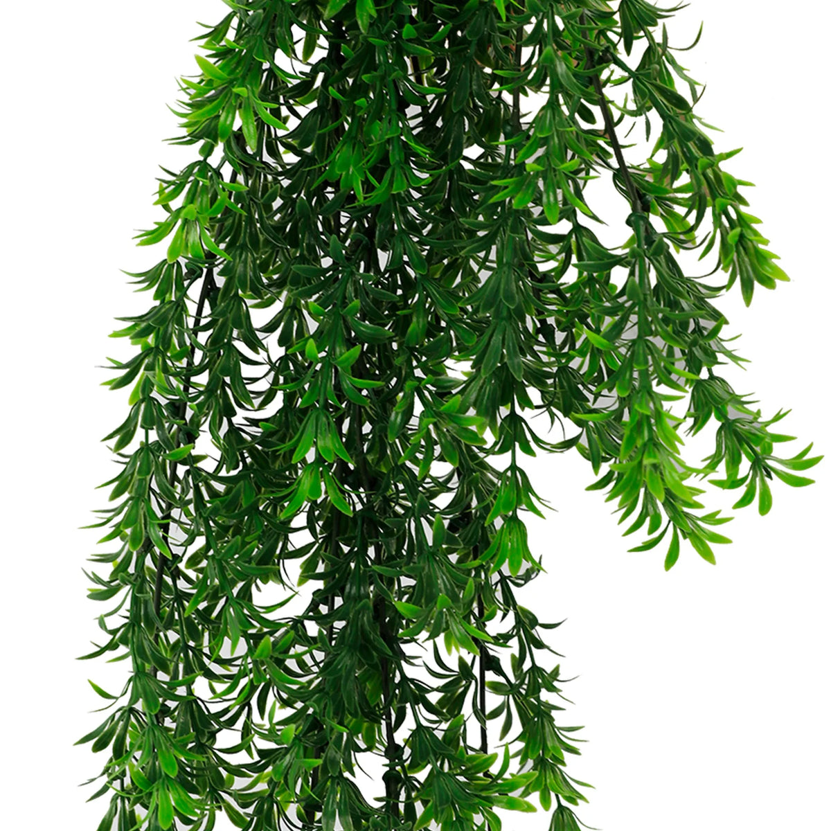 Willow Leaf Garland Artificial Hanging Bush 7.1×30in – NFPA701 Fire Rated – UV Resistant (Designer Plants USA) — view 4 of 8