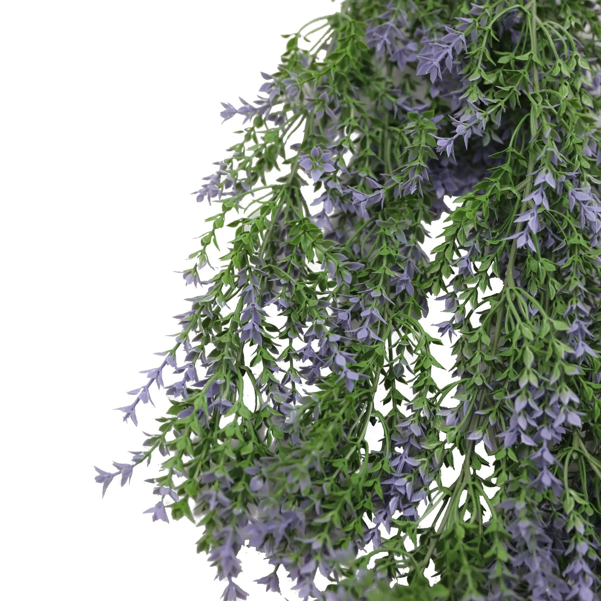 Purple and Green Willow Leaf Garland Artificial Hanging Bush 7.8×30in – NFPA701 Fire Rated – UV Resistant — Fire Resistant…