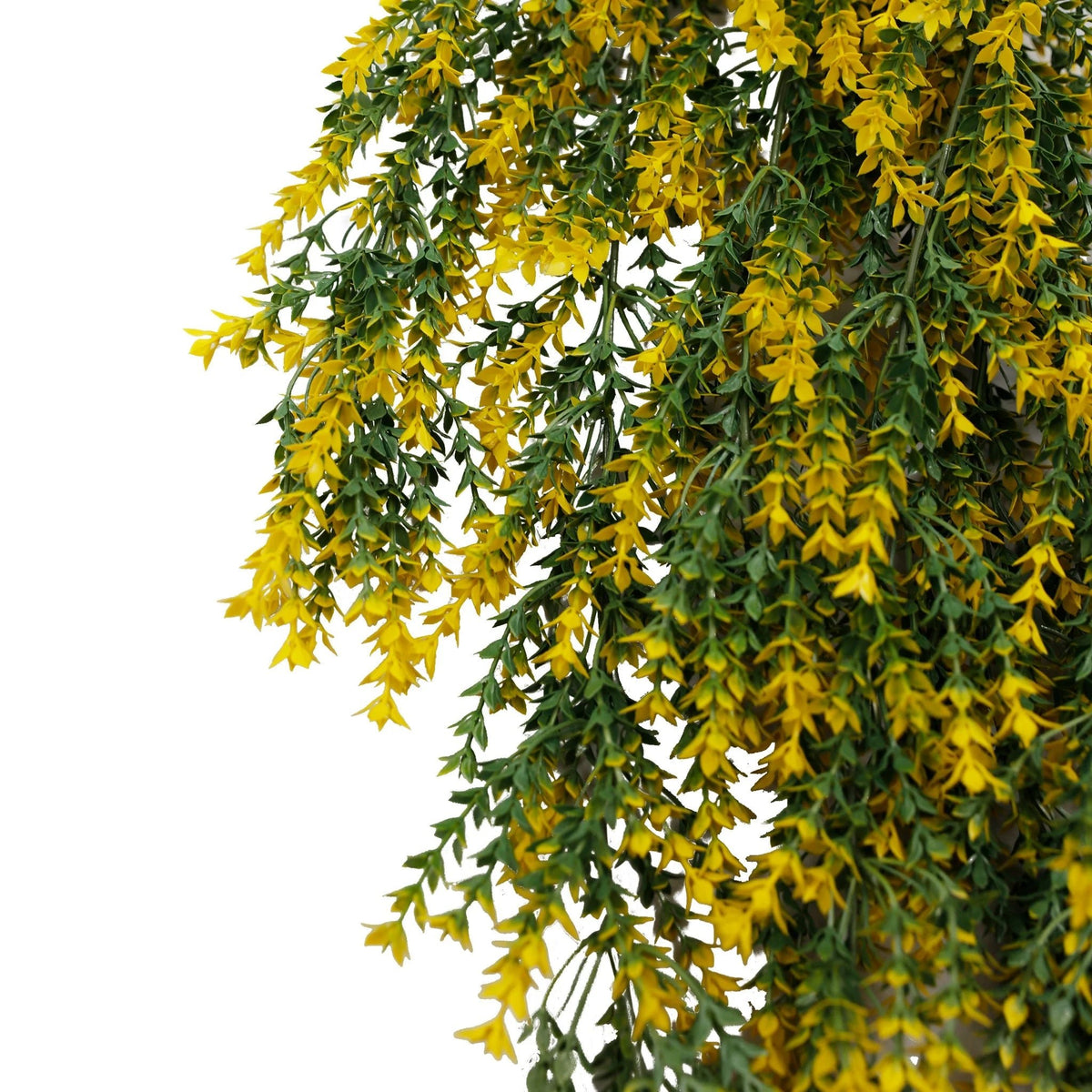 Yellow and Green Willow Leaf Garland Artificial Hanging Bush 7.1×30in – NFPA701 Fire Rated – UV Resistant — Fire Resistant…