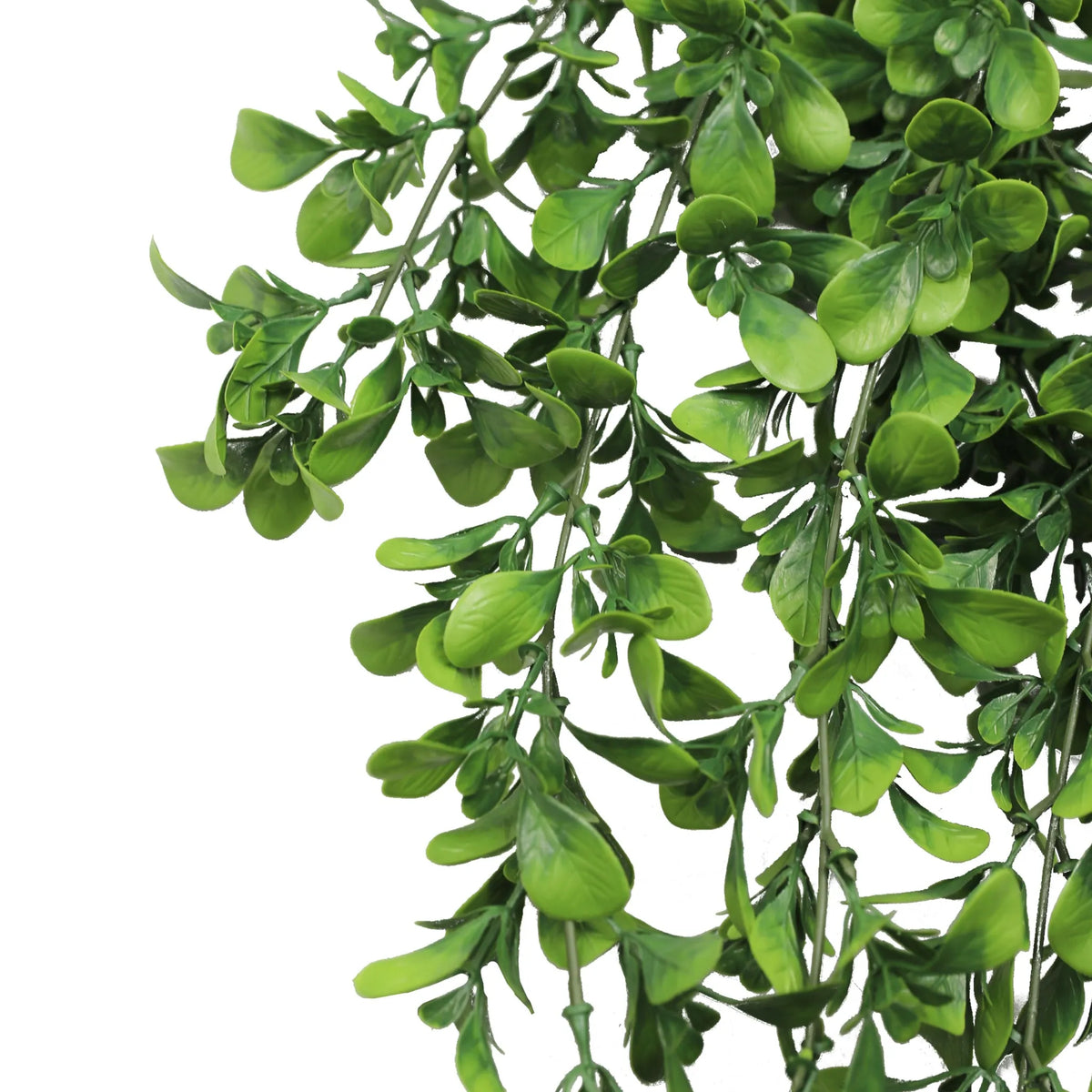 Artificial Hanging Plants & Bushes: Creeping Fig Garland Artificial Hanging Bush 7.1×30in – NFPA701 Fire Rated – UV…