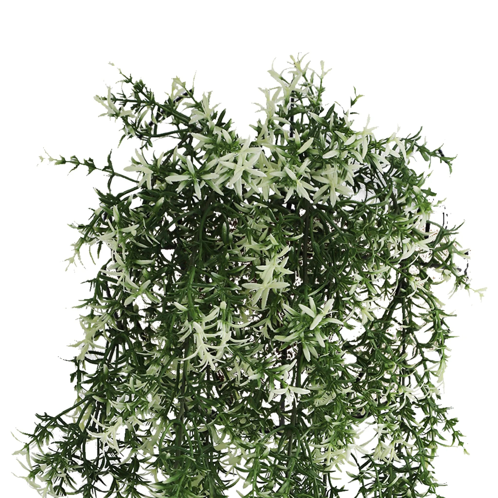 Set of 10 Artificial Hanging Star Jasmine Vine UV Resistant and FR 7.8x30"