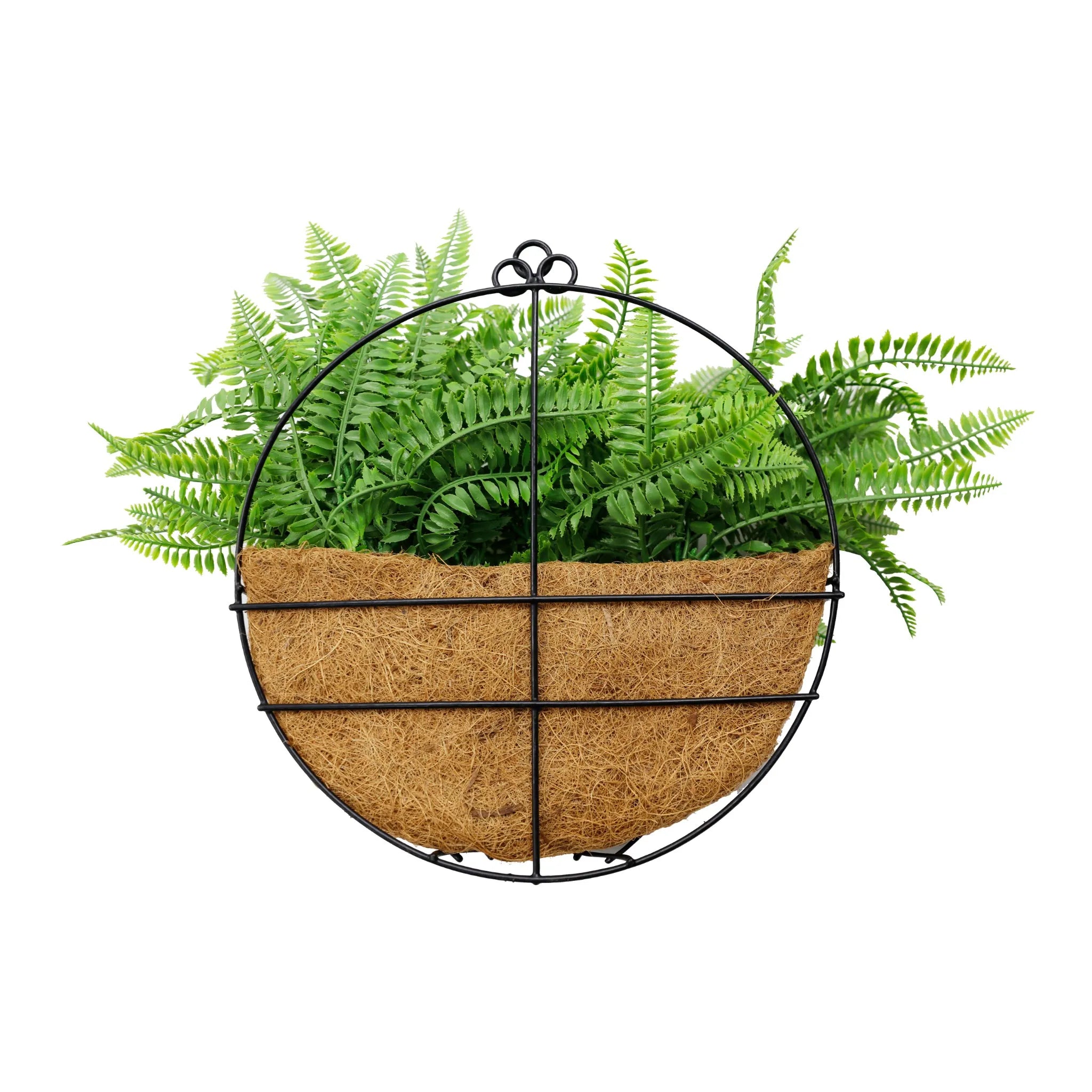 Artificial Hanging Fern Basket – UV Resistant (11.8in x 15.7in | 30cm x 40cm)