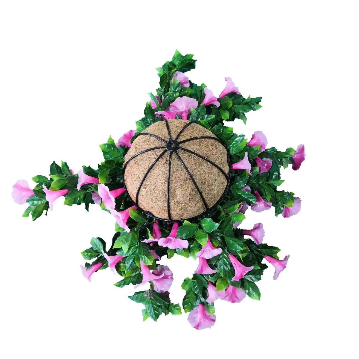 Artificial Hanging Basket – Petunia Flowering – UV Resistant (Designer Plants USA) — view 4 of 5