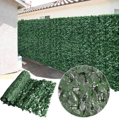 Rollo de hiedra artificial para privacidad, 33 pies cuadrados/118" x 40"