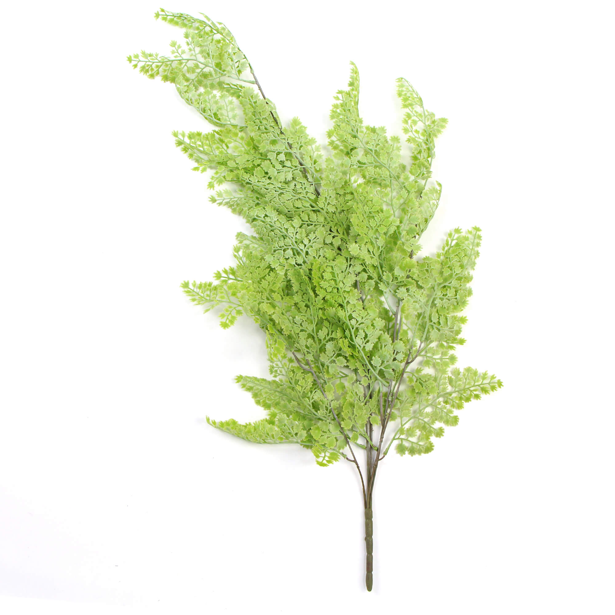 light green hanging plant Designer Plants USA Artificial Light Green Maidenhair Fern 31" UV Resistant