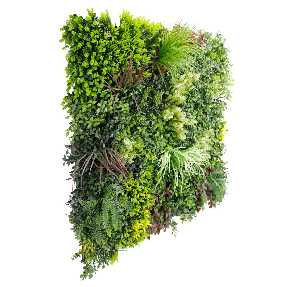 Evergreen Triptych Artificial Vertical Garden Green Wall Panel Set of 3 33 SQ FT – UV Resistant – Commercial Grade by…