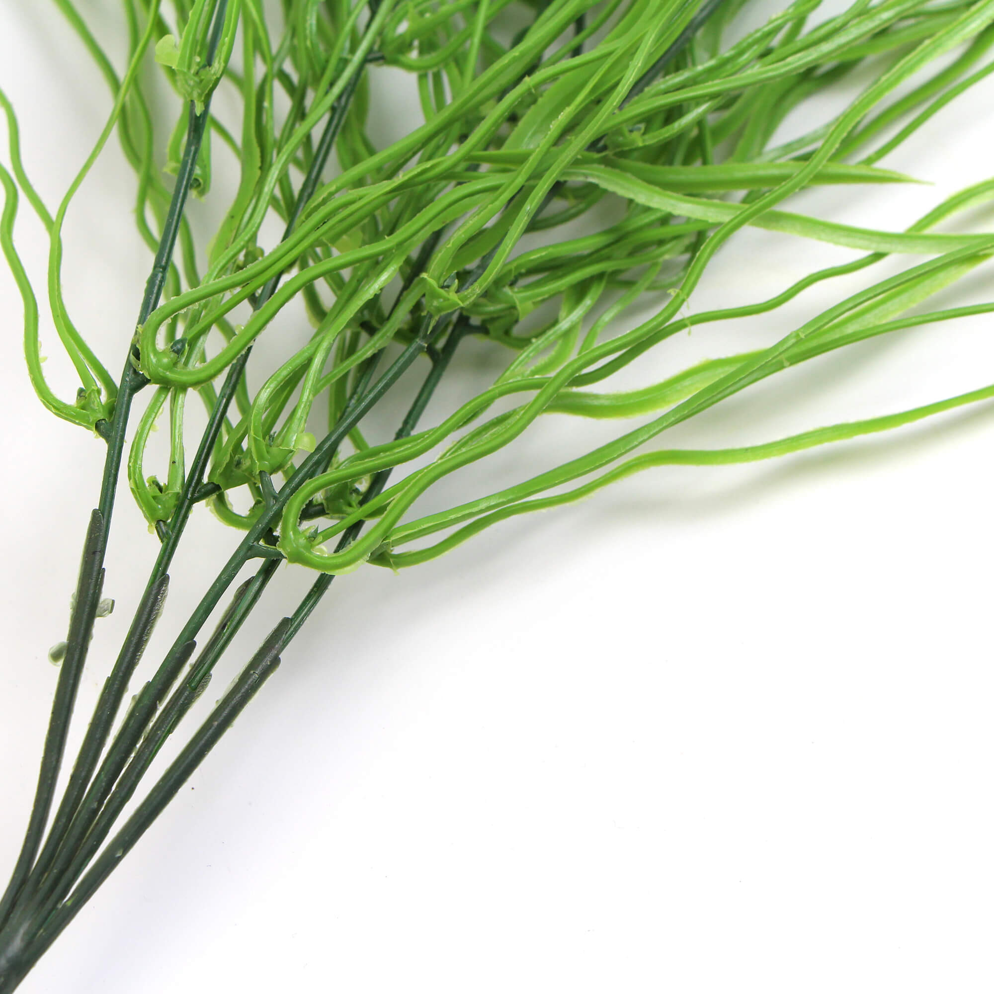 Arbusto largo artificial de hierba de sauce llorón de 37" resistente a los rayos UV