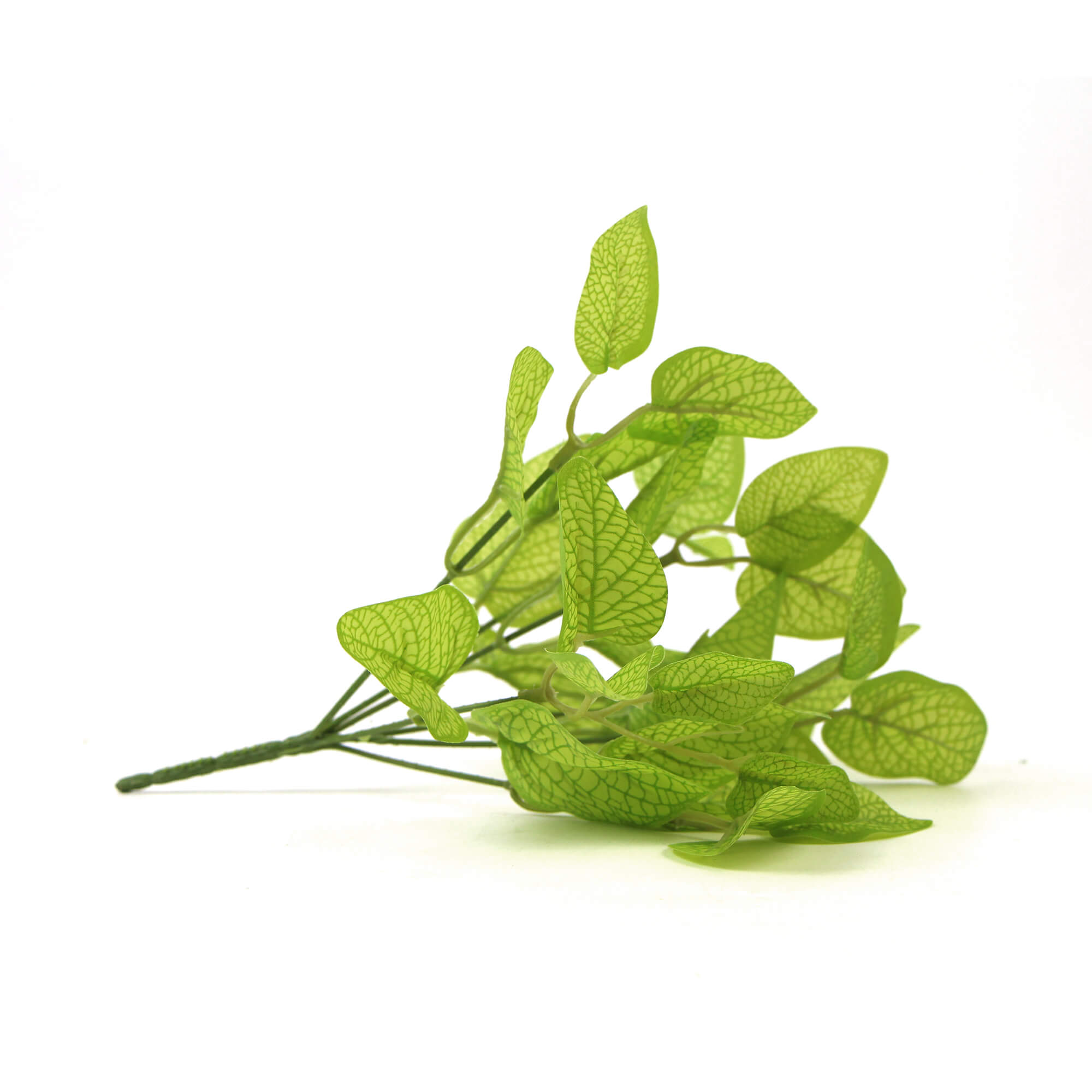 Arbusto de hoja dorada de filodendro artificial 11"