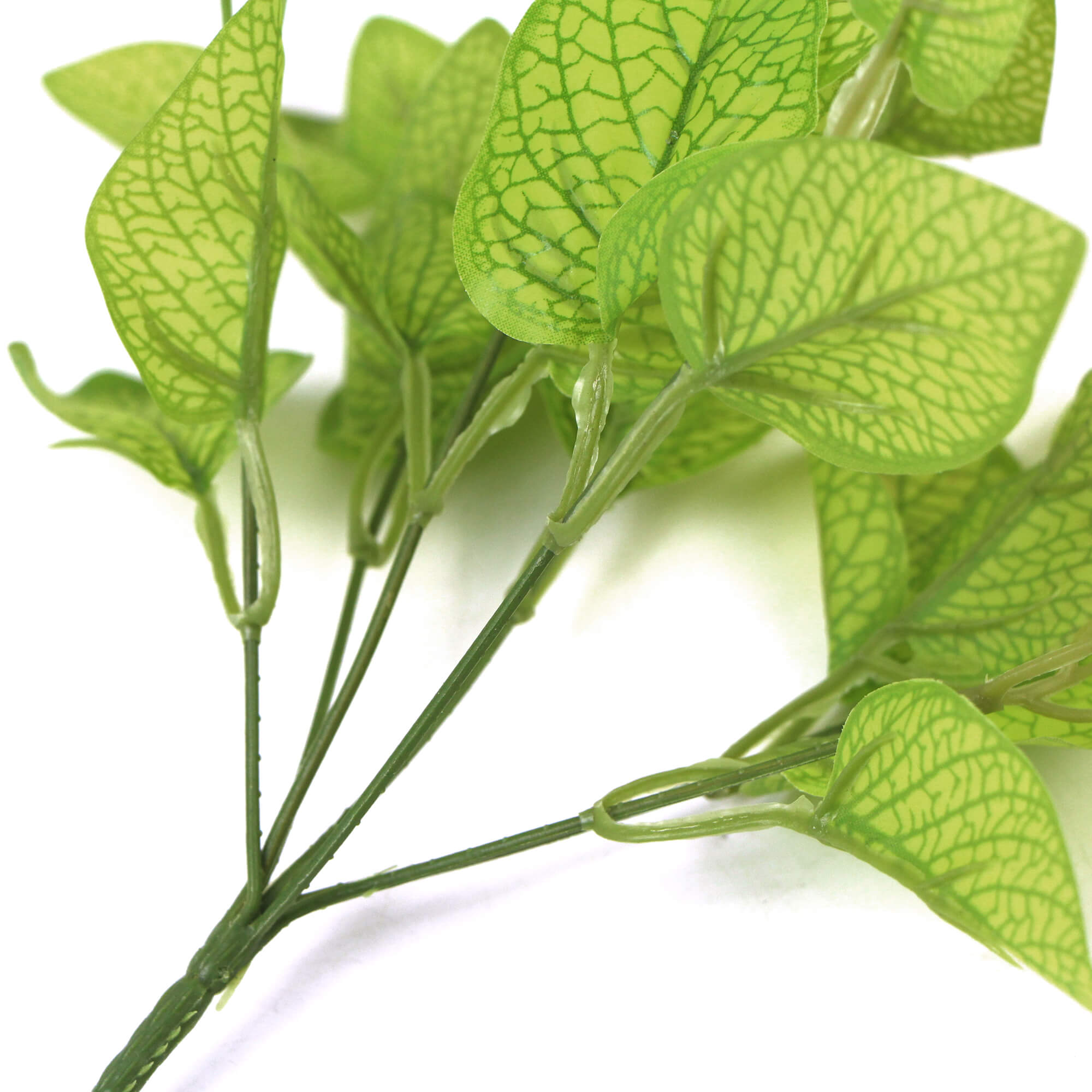 Arbusto de hoja dorada de filodendro artificial 11"