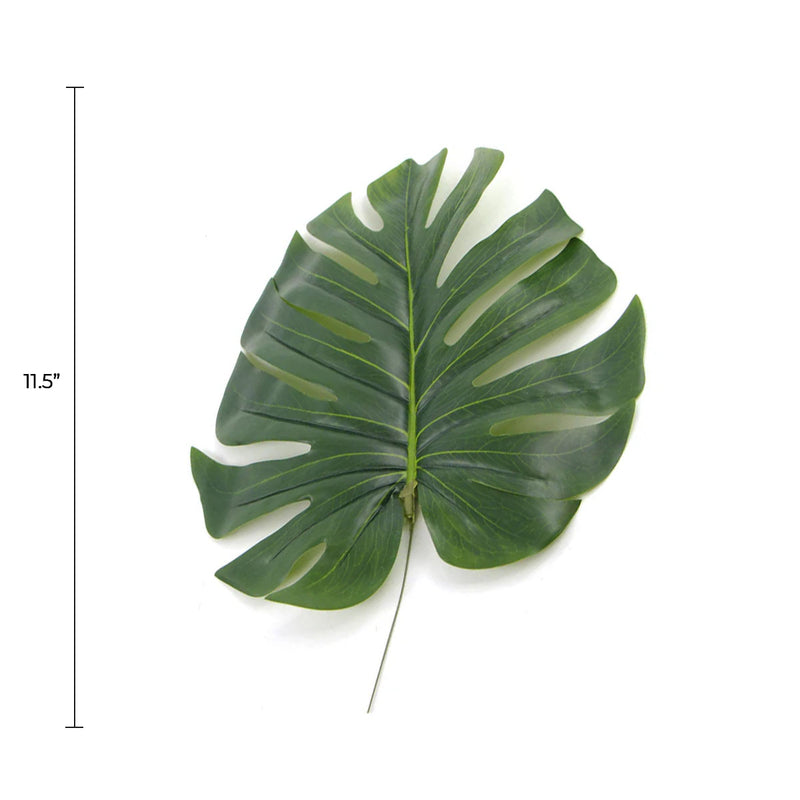 Artificial Single Philodendron Leaf 11.5"
