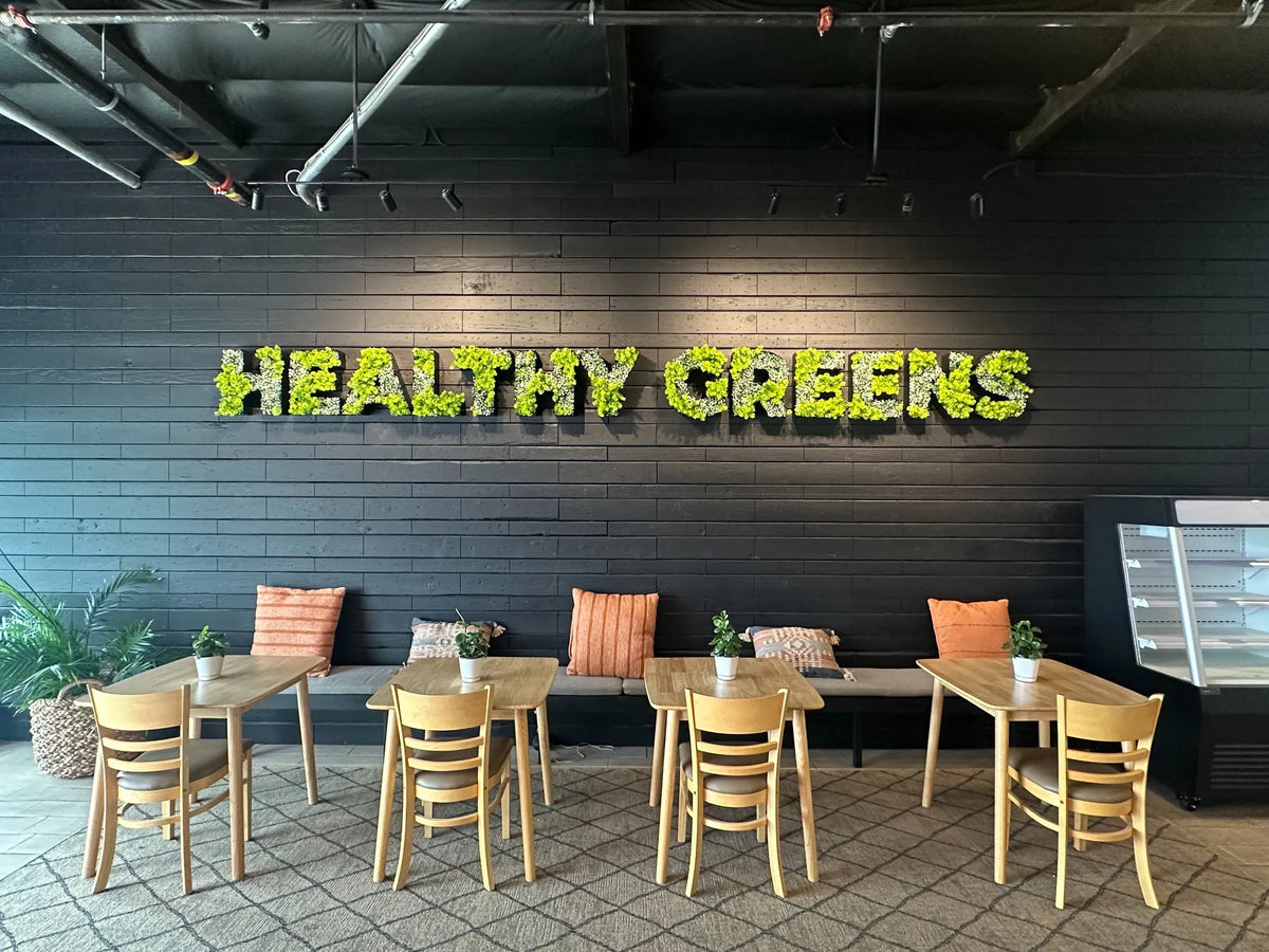 Living Walls: Natural Green and White Moss Artificial Vertical Garden Green Wall Panel 40×40in – UV Resistant – Commercial…