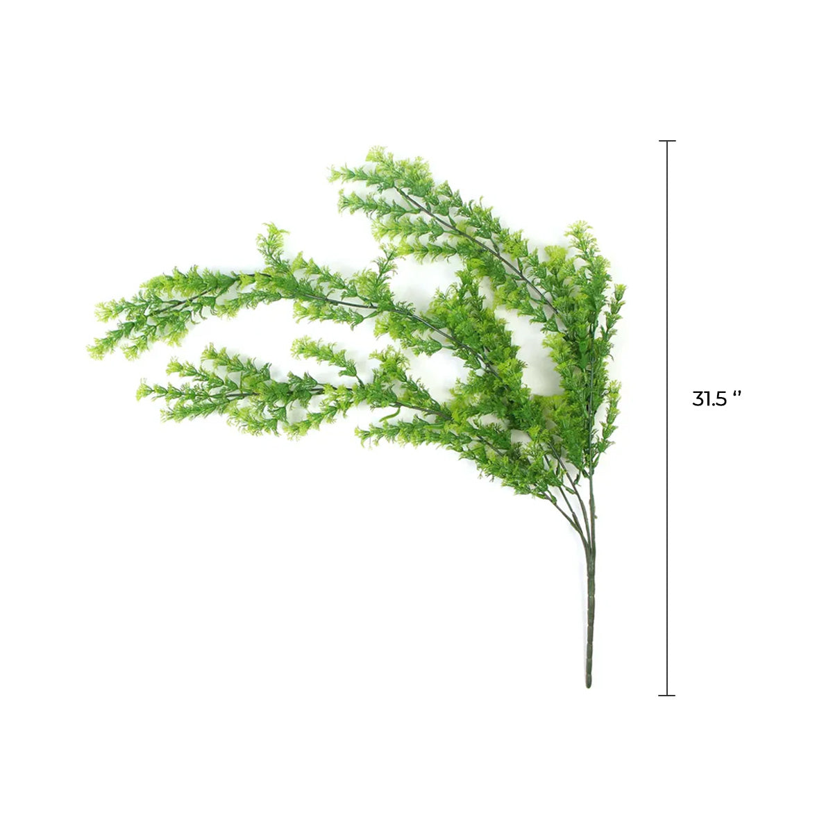 Artificial UV-Resistant Greenery Stem – 31.5" (80cm) Natural-Looking Foliage (set of 10)