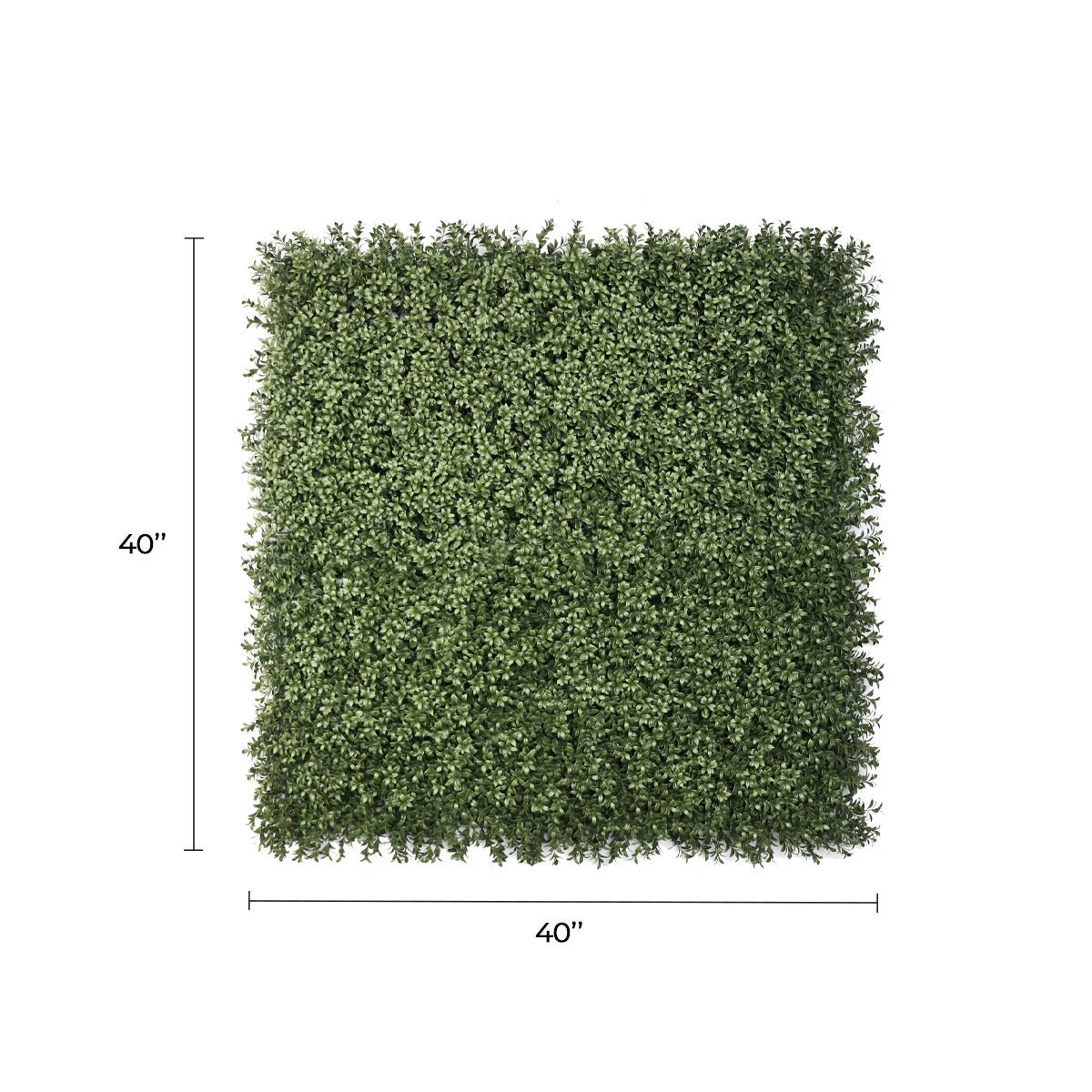 Dense Lush Boxwood Artificial Vertical Garden Green Wall Panel 40×40in 11 SQ FT – NFPA701 Fire Rated – UV Resistant – — view…