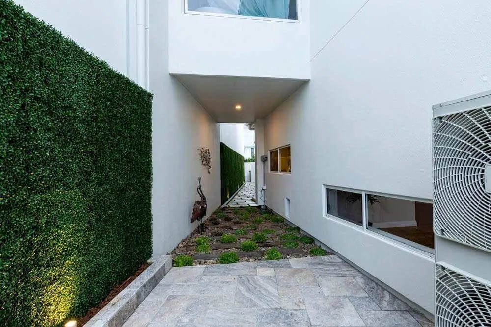 Dark Boxwood Artificial Vertical Garden Green Wall Panel Set of 6 66 SQ FT – UV Resistant – Commercial Grade (Designer…