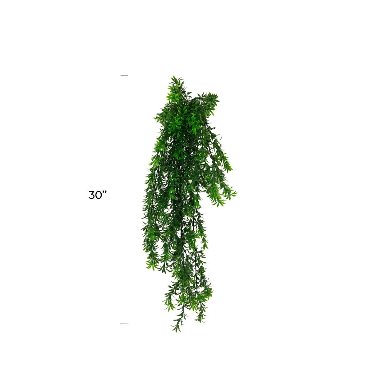 Willow Leaf Garland Artificial Hanging Bush 7.1×30in – NFPA701 Fire Rated – UV Resistant — Artificial Hanging Plants &…