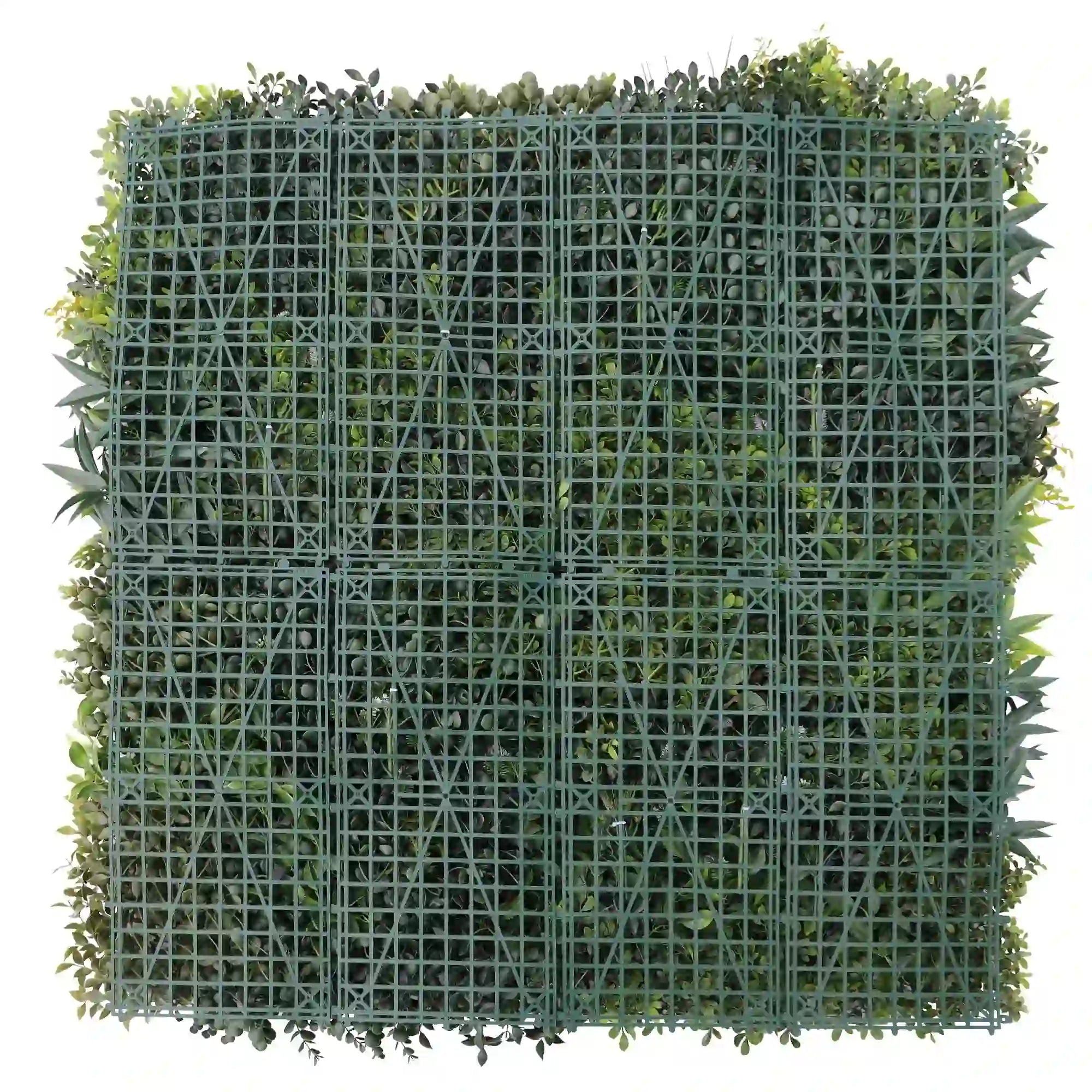 Panel de muestra del jardín vertical artificial ultralujoso Lush Spring (muestra pequeña) resistente a los rayos UV
