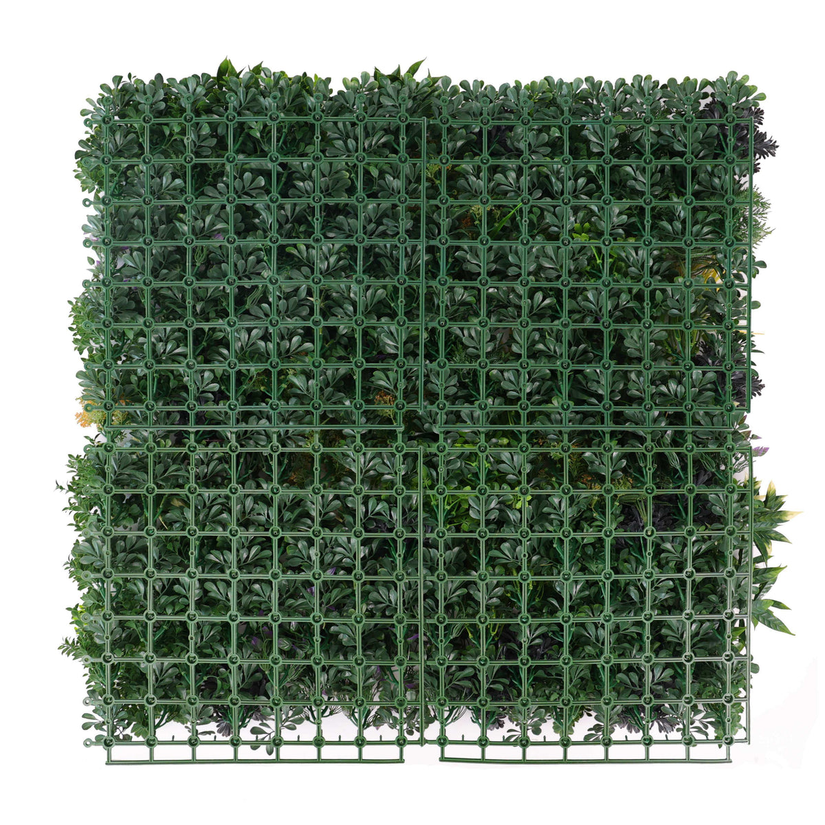 Floral Fusion Artificial Vertical Garden Green Wall Panel 40×40in 11 SQ FT – UV Resistant – Commercial Grade, Best Sellers…