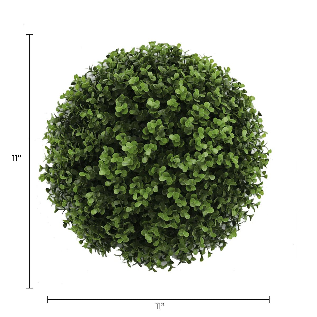 Dark Boxwood Artificial Topiary Ball Set of 2 17in – UV Resistant — Artificial Topiary & Balls from Designer Plants USA