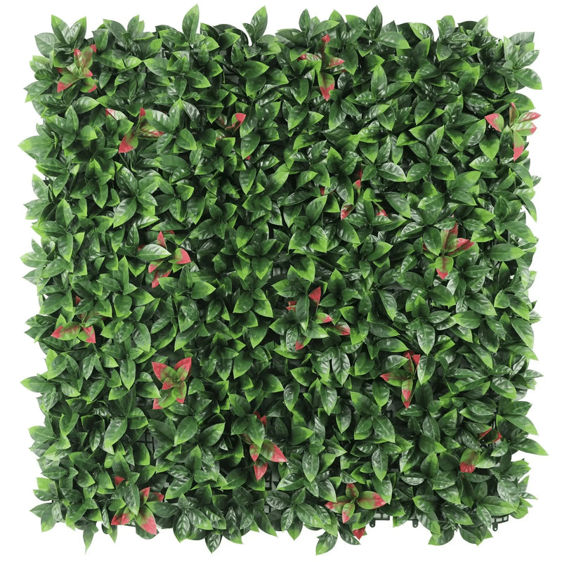 Artificial Photinia Hedge Panel Wall 11SQ FT Commercial Grade UV Resistant