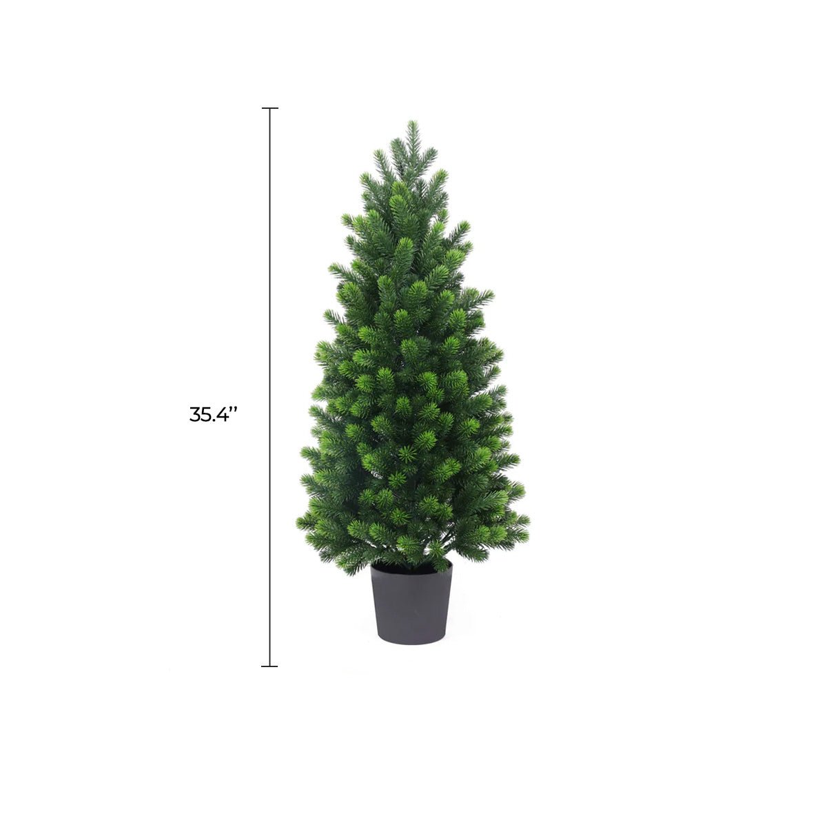 Cypress Pine Artificial Tree 35.4in – UV Resistant — Artificial Topiary & Balls from Designer Plants USA