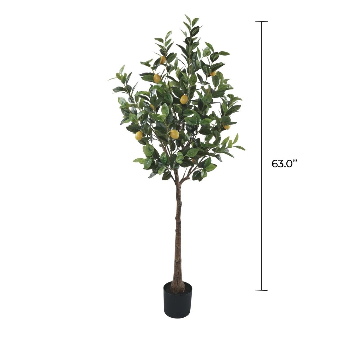 Lemon Artificial Tree 63.0in — Artificial Tree from Designer Plants USA