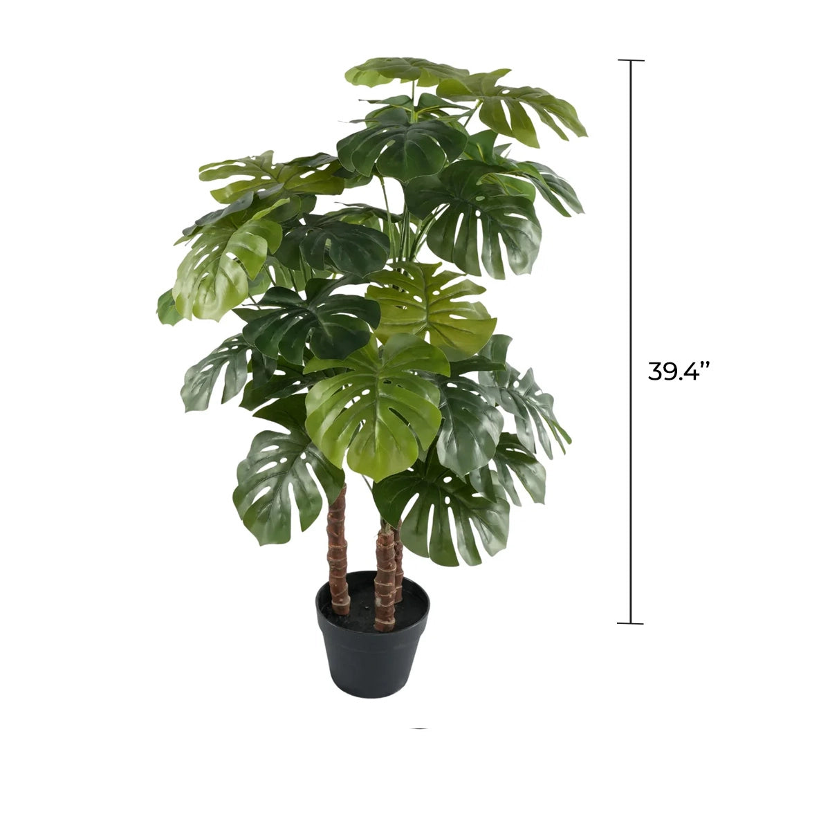 Premium Artificial Potted Monstera Tree 39.4in
