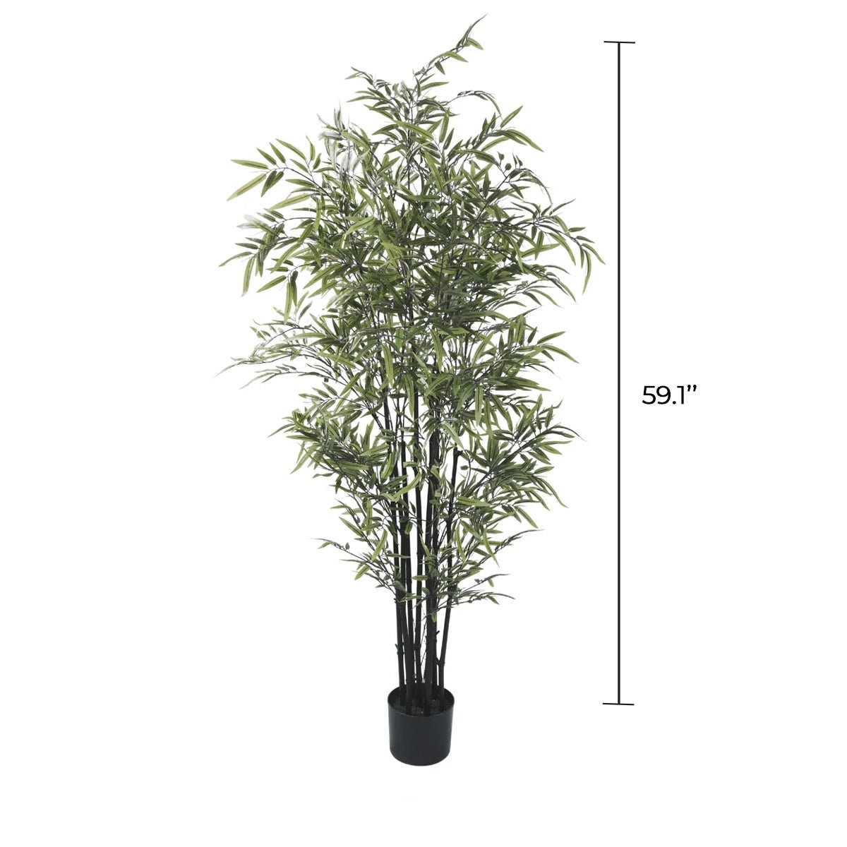 Black Bamboo Artificial Tree 59.1in — Artificial Tree from Designer Plants USA