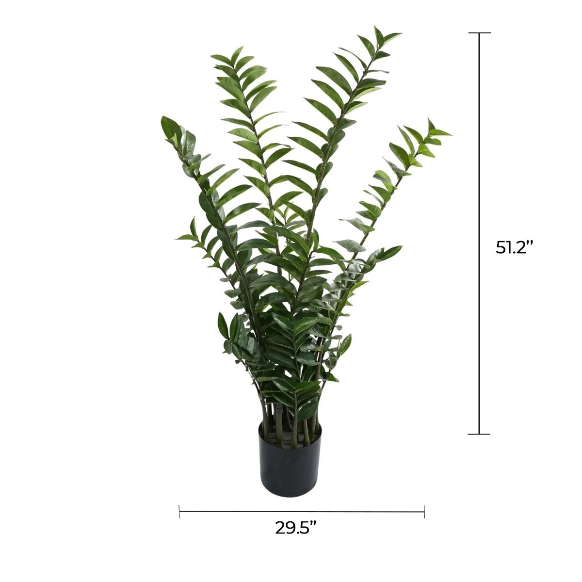 Zanzibar Gem Artificial Tree 51.2in — Artificial Tree from Designer Plants USA