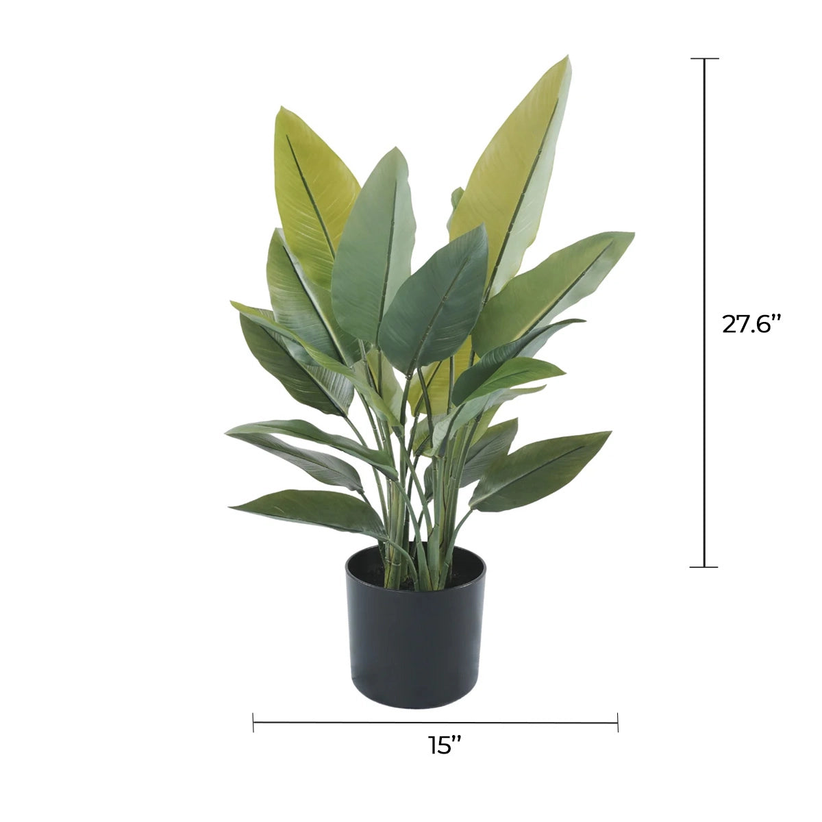 Strelitzia Bird of Paradise Artificial Tree 27.6in