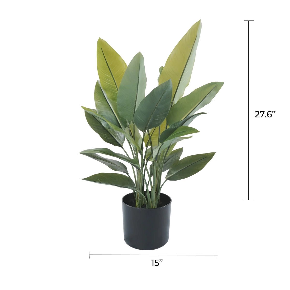 Strelitzia Bird of Paradise Artificial Tree 27.6in — Artificial Tree from Designer Plants USA