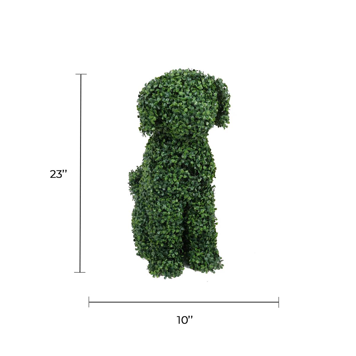 Boxwood Dog Artificial Topiary – Indoor and Outdoor — Artificial Topiary & Balls from Designer Plants USA