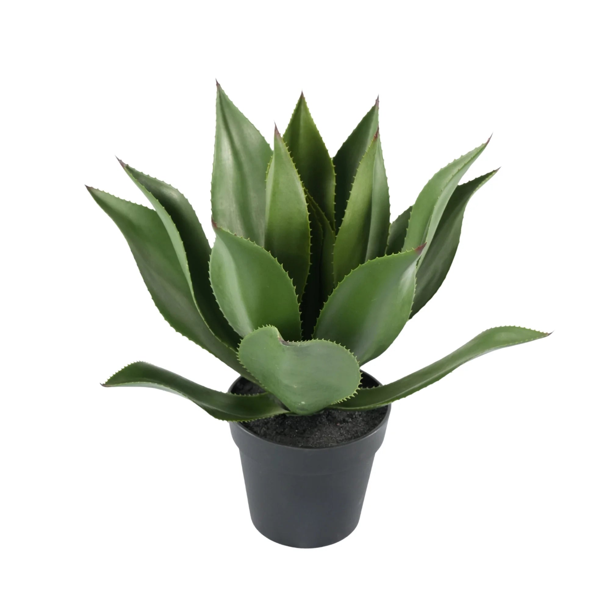 artificial agave potted plant Premium UV-Resistant Artificial Agave 21.7" | Realistic Faux Succulent | Decorative Indoor Outdoor Home Office Tabletop Greenery