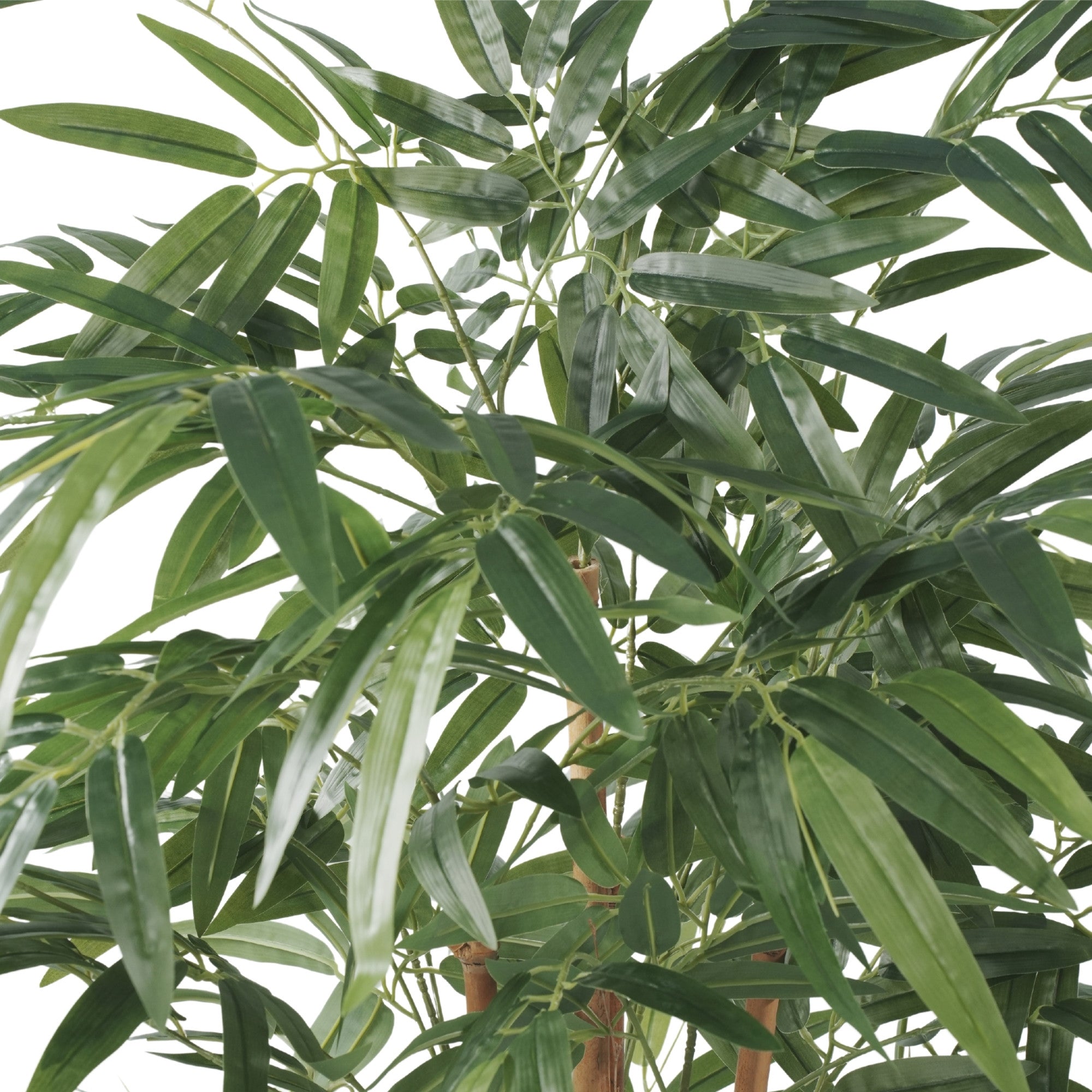 Premium Potted Artificial Bamboo with Natural Trunk 47.2in