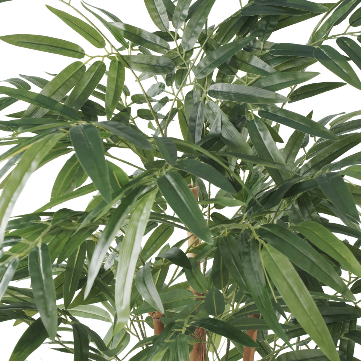 Potted Bamboo Natural Trunk Artificial Tree 47.2in — featuring Non UV Resistant