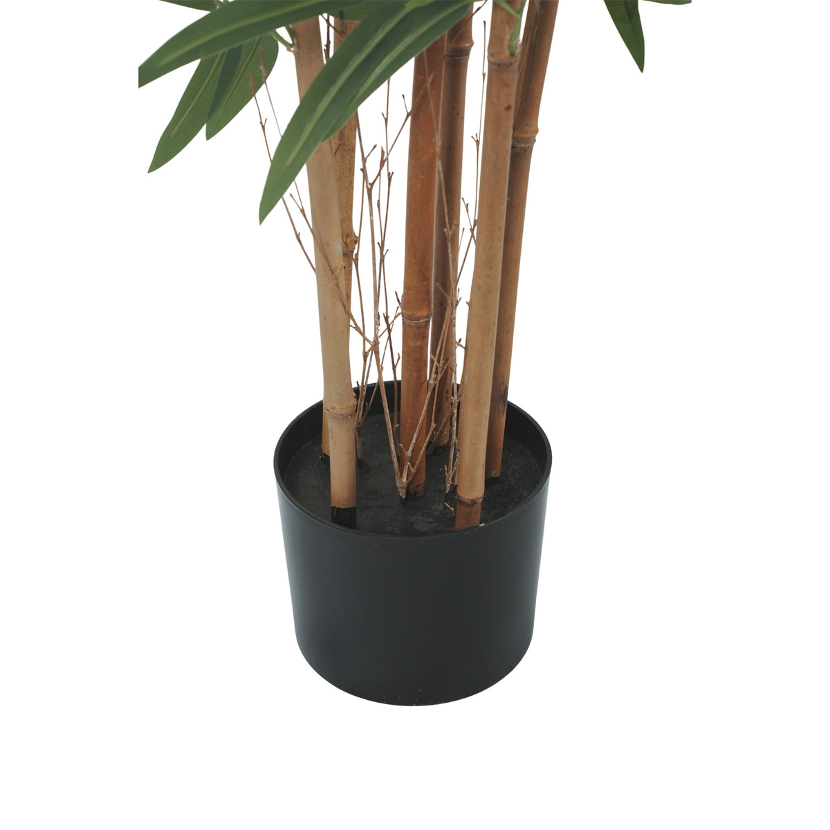Potted Bamboo Natural Trunk Artificial Tree 70.9in — view 8 of 8