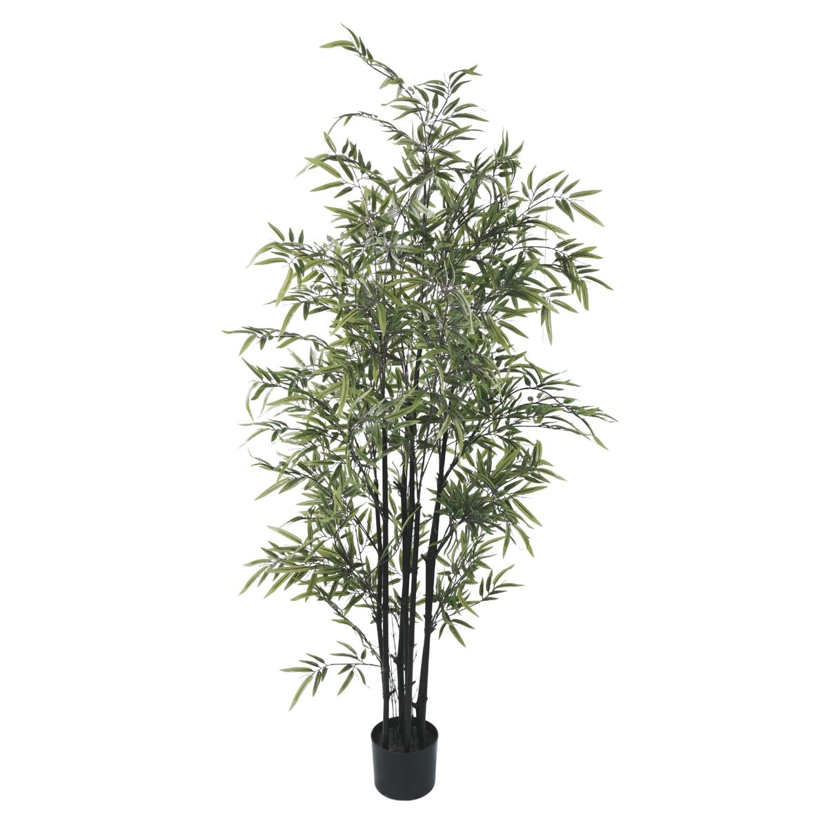 Black Bamboo Artificial Tree 59.1in, Non Fire Resistant Artificial Tree