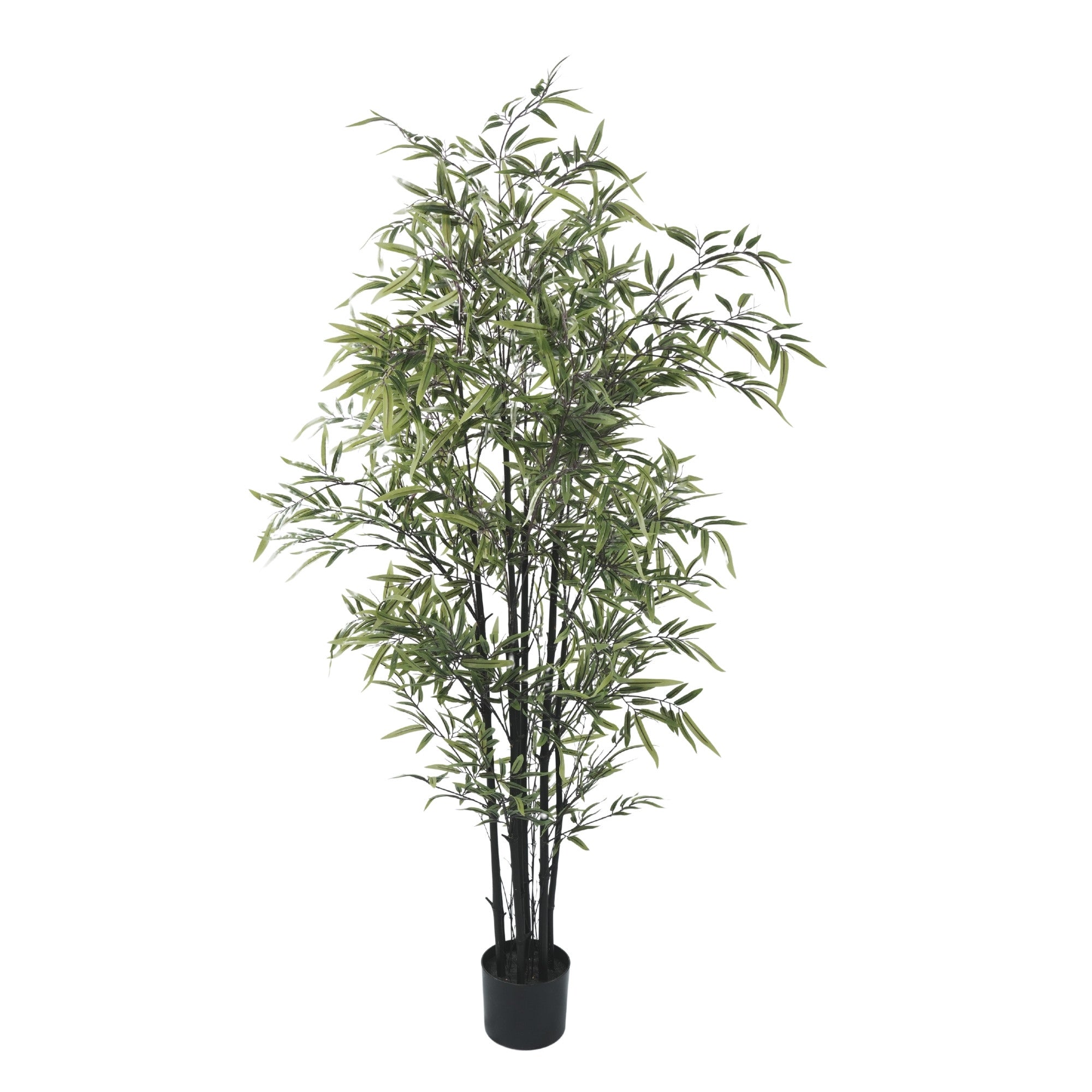 Premium Dense Artificial Black Bamboo 59.1in