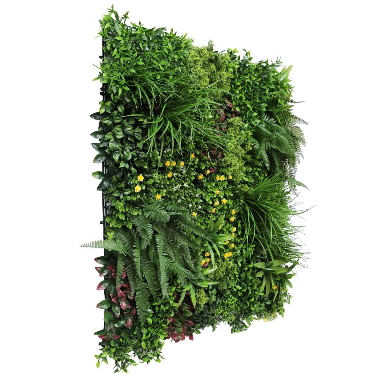 Country Fern Artificial Vertical Garden Green Wall Panel 40×40in 11 SQ FT – UV Resistant – Commercial Grade — Living Walls…