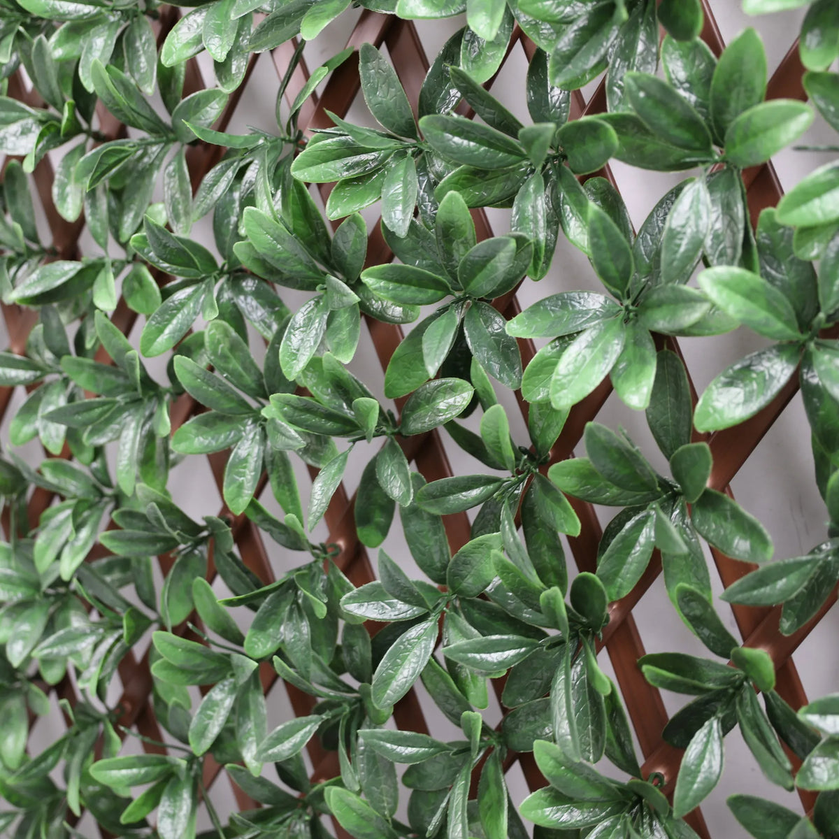 English Laurel Expandable Artificial Trellis Privacy Screen – UV Resistant, Non Fire Resistant Artificial Trellis