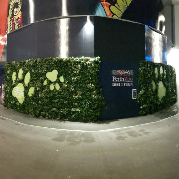 custom made artificial green panels