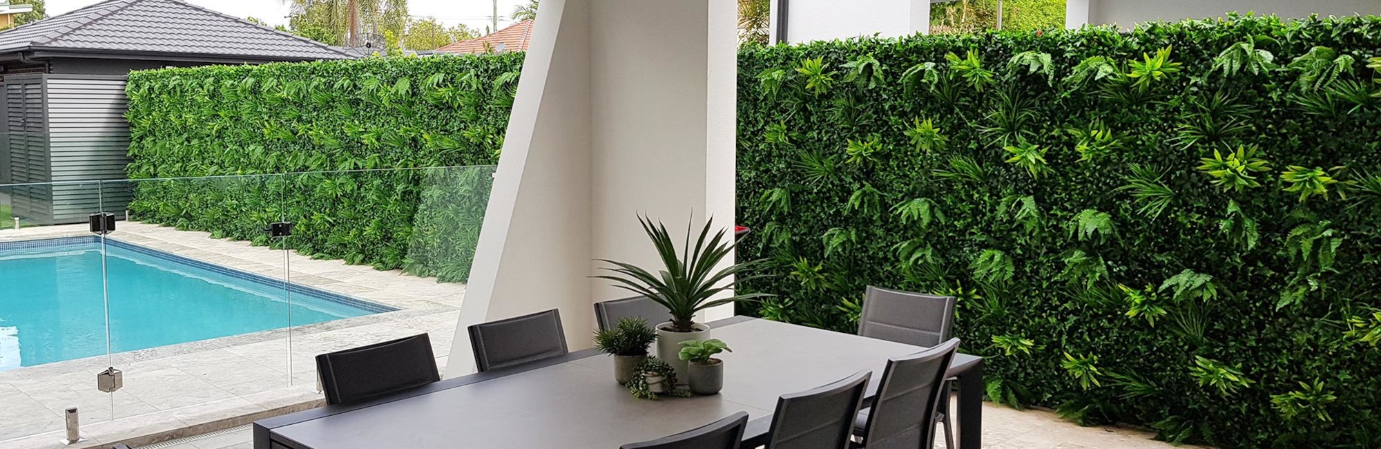 outdoor designer faux plants