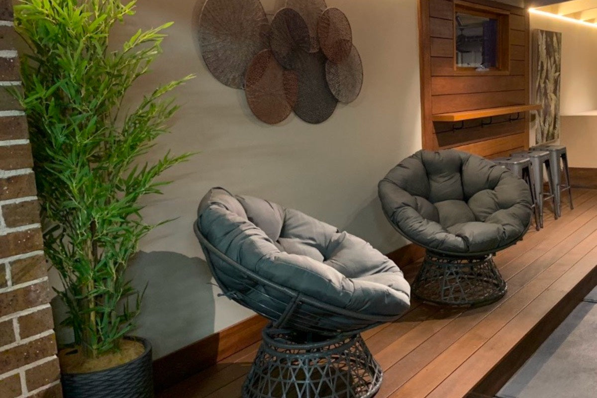 designer plants waiting area
