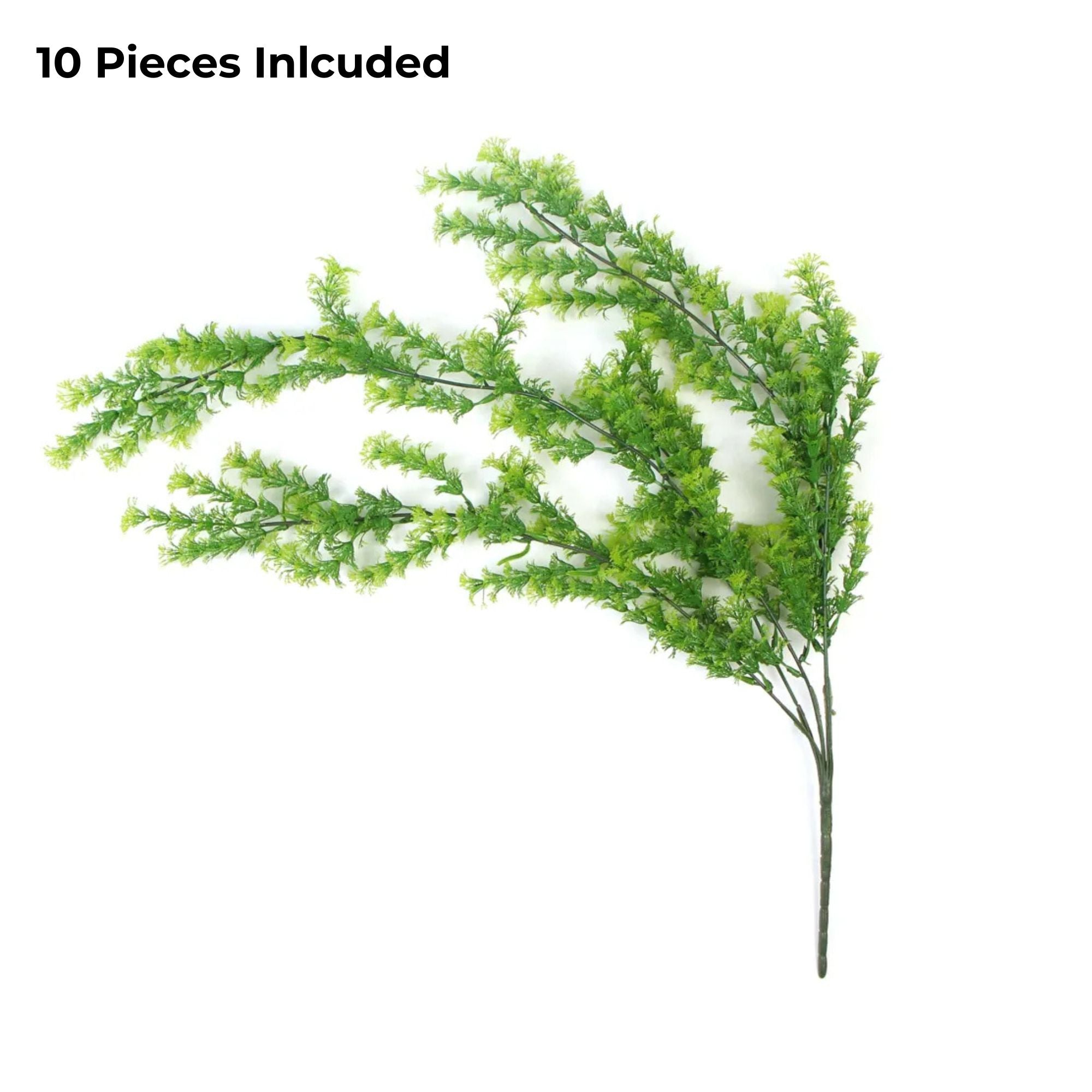 Artificial UV-Resistant Greenery Stem – 31.5" (80cm) Natural-Looking Foliage (set of 10)
